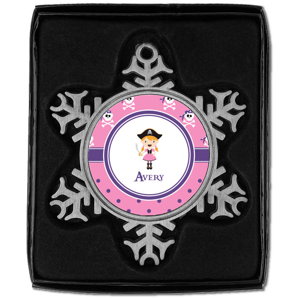 Pink Pirate Vintage Snowflake - In box