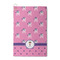 Pink Pirate Waffle Weave Golf Towel - Front/Main