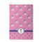 Pink Pirate Waffle Weave Golf Towel (Personalized)