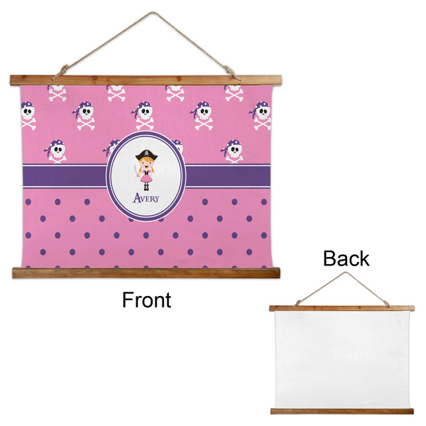 Pink Pirate Wall Hanging Tapestry - Landscape - APPROVAL