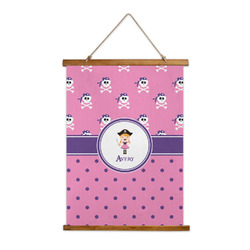 Pink Pirate Wall Hanging Tapestry (Personalized)