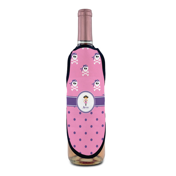 Pink Pirate Wine Bottle Apron - IN CONTEXT