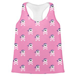 Pink Pirate Womens Racerback Tank Top - Small