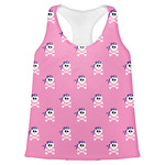 Pink Pirate Womens Racerback Tank Top - X Large