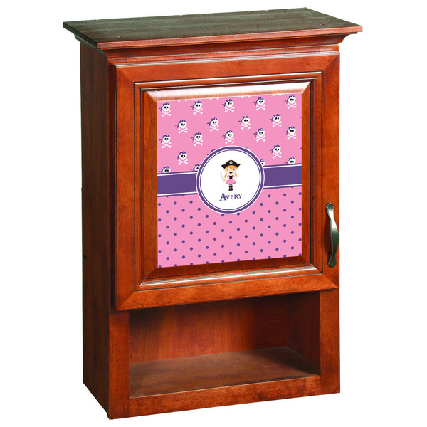 Pink Pirate Wooden Cabinet Decal (Medium)