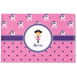 Pink Pirate Woven Mat (Personalized)