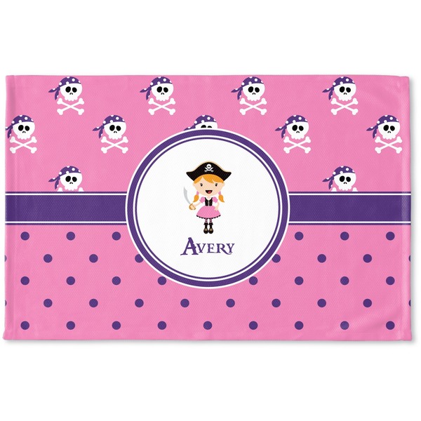 Custom Pink Pirate Woven Mat (Personalized)