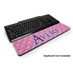 Pink Pirate Keyboard Wrist Rest (Personalized)