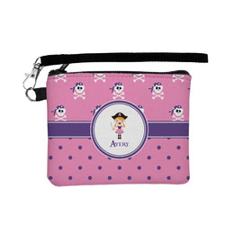 Pink Pirate Wristlet ID Case w/ Name or Text