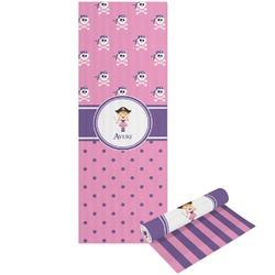 Pink Pirate Yoga Mat - Printed Front and Back (Personalized)