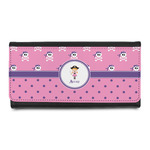 Pink Pirate Leatherette Ladies Wallet (Personalized)