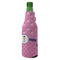 Pink Pirate Zipper Bottle Cooler - ANGLE (bottle)