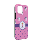 Pink Pirate iPhone Case - Rubber Lined - iPhone 13 Mini (Personalized)