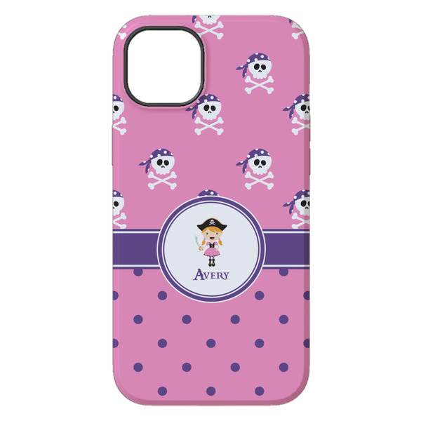 Pink Pirate iPhone 14 Plus Tough Case - Back