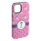Pink Pirate iPhone Case - Rubber Lined - iPhone 15 Pro Max (Personalized)