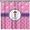 Pink Pirate Shower Curtain - 71" x 74" (Personalized)