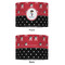 Pirate & Dots 12" Drum Lampshade - APPROVAL (Fabric)