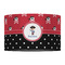 Pirate & Dots 12" Drum Lampshade - FRONT (Fabric)