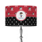 Pirate & Dots 12" Drum Lampshade - ON STAND (Fabric)