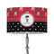 Pirate & Dots 12" Drum Lampshade - ON STAND (Poly Film)