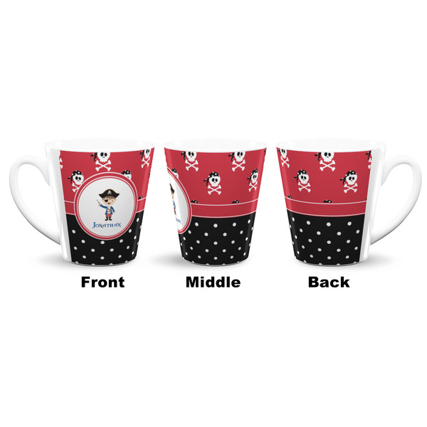 Pirate & Dots 12 Oz Latte Mug - Approval
