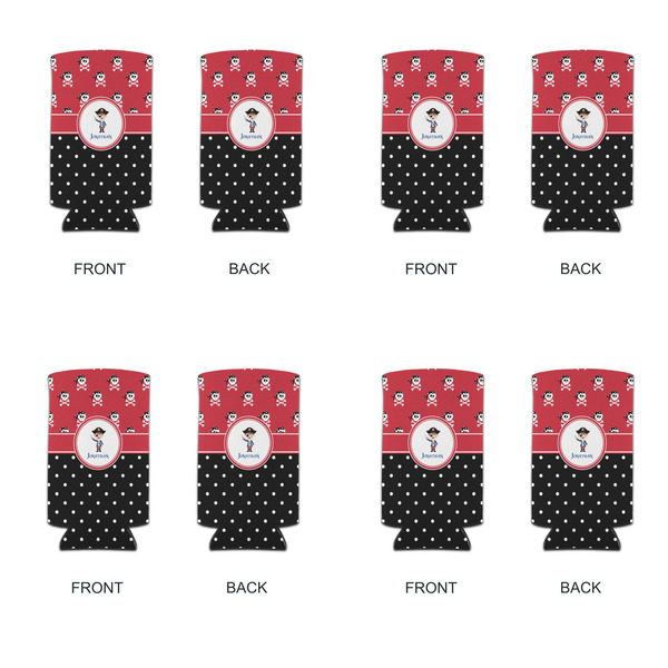 Pirate & Dots 12oz Tall Can Sleeve - Set of 4 - APPROVAL