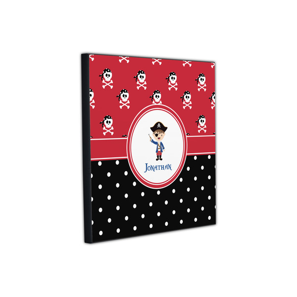 Pirate & Dots 12x12 Wood Print - Angle View