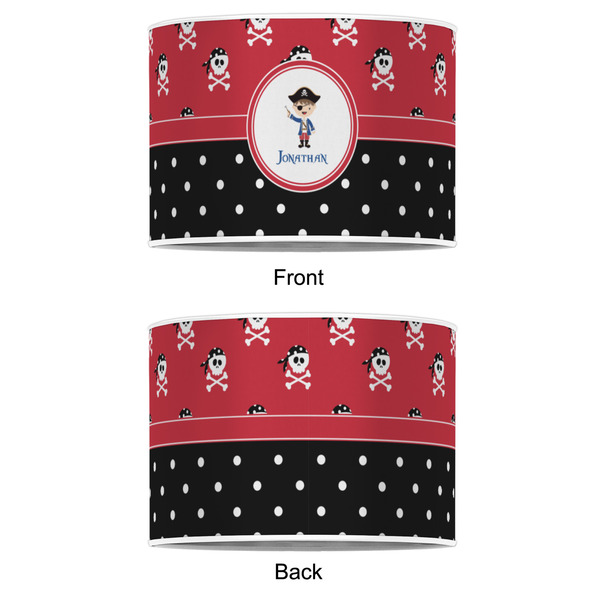 Pirate & Dots 16" Drum Lampshade - APPROVAL (Poly Film)