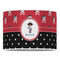 Pirate & Dots 16" Drum Lampshade - FRONT (Poly Film)