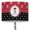 Pirate & Dots 16" Drum Lampshade - ON STAND (Poly Film)