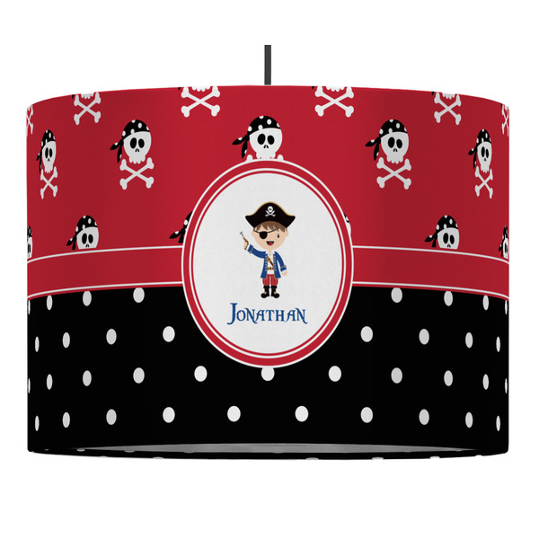 Custom Pirate & Dots Drum Pendant Lamp (Personalized)