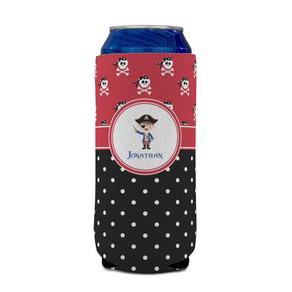 Pirate & Dots 16oz Can Sleeve - FRONT (on can)