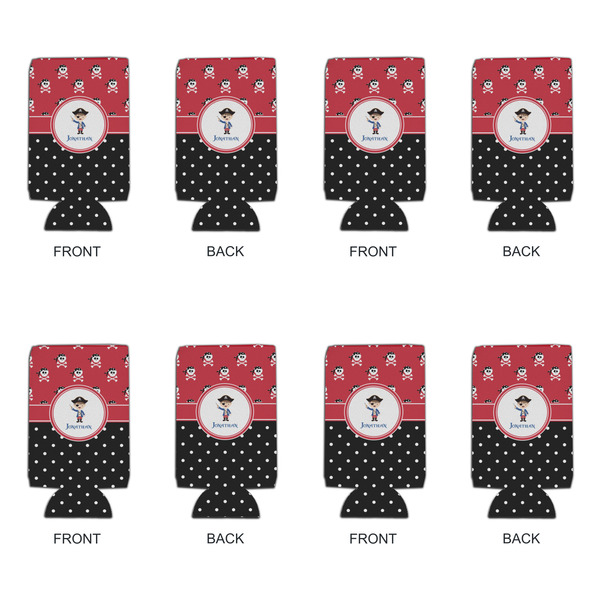 Pirate & Dots 16oz Can Sleeve - Set of 4 - APPROVAL