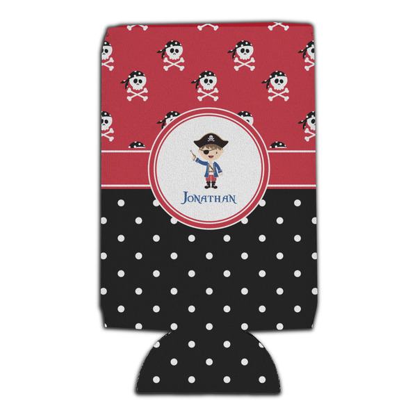 Pirate & Dots 16oz Can Sleeve - Set of 4 - FRONT