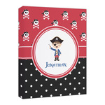 Pirate & Dots Canvas Print - 16x20 (Personalized)