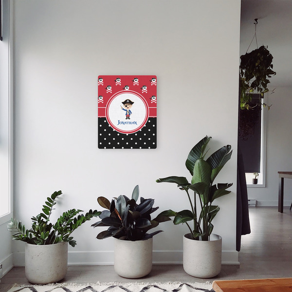 Pirate & Dots 16x20 - Canvas Print - In Context