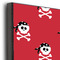 Pirate & Dots 16x20 Wood Print - Closeup