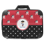 Pirate & Dots Hard Shell Briefcase - 18" (Personalized)