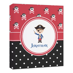 Pirate & Dots Canvas Print - 20x24 (Personalized)