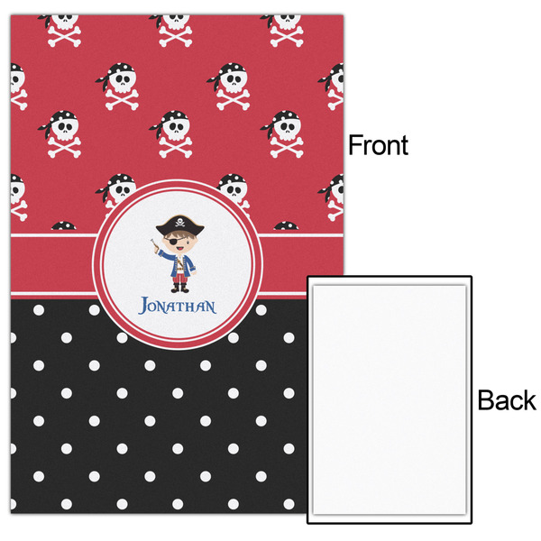Pirate & Dots 20x30 - Matte Poster - Front & Back
