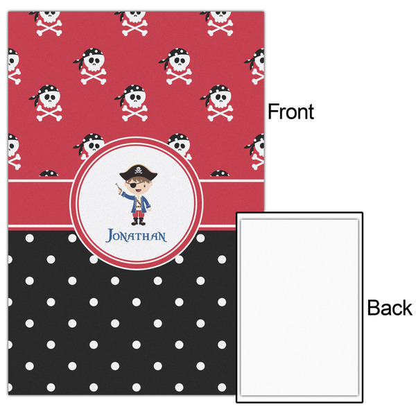 Pirate & Dots 24x36 - Matte Poster - Front & Back