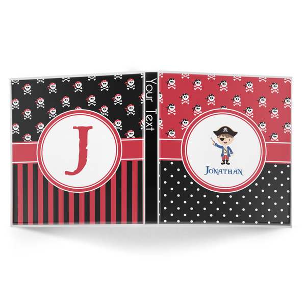 Pirate & Dots 3-Ring Binder Approval- 1in