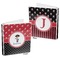 Pirate & Dots 3-Ring Binder Front and Back