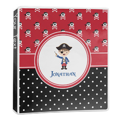 Pirate & Dots 3-Ring Binder - 1 inch (Personalized)