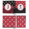 Pirate & Dots 3 Ring Binders - Full Wrap - 1" - APPROVAL