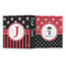 Pirate & Dots 3 Ring Binders - Full Wrap - 1" - OPEN OUTSIDE