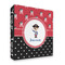 Pirate & Dots 3 Ring Binders - Full Wrap - 2" - FRONT