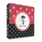 Pirate & Dots 3 Ring Binder - Full Wrap - 2" (Personalized)