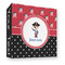 Pirate & Dots 3 Ring Binders - Full Wrap - 3" - FRONT