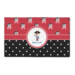 Pirate & Dots 3' x 5' Patio Rug (Personalized)